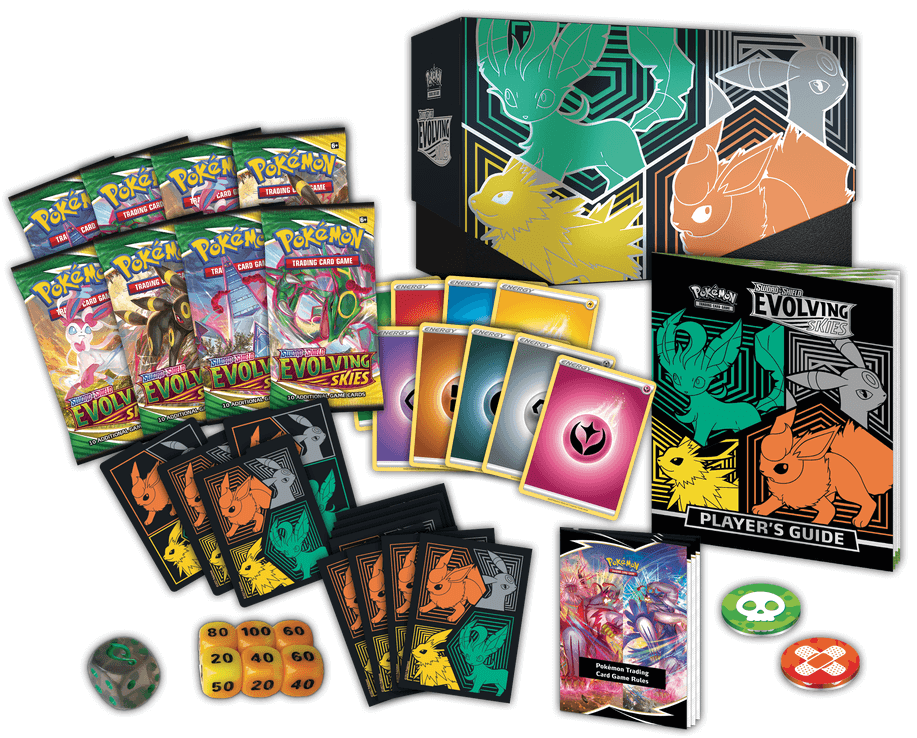 pokemon sword & shield evolving skies booster box stores Pokemon Sword and Shield Evolving Skies Elite Trainer Box (Umbreon, Fl – Collector's Avenue