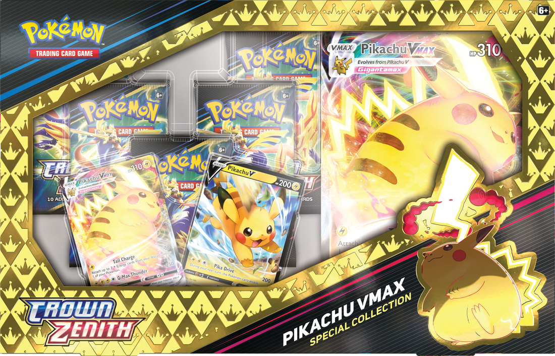 Pokemon TCG Crown Zenith Pikachu VMAX Special Collection - Collector's Avenue