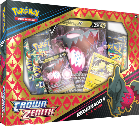 Pokemon TCG Crown Zenith Regidrago V Collection Box - Collector's Avenue