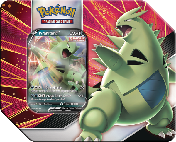 Pokemon Tyranitar V Strikers Tin - Collector's Avenue