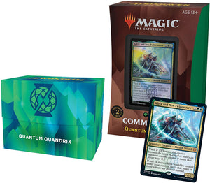 Mtg Magic The Gathering Strixhaven Commander 2021 - Quantum Quandrix (Blue-Green) - Collector's Avenue
