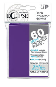 Ultra PRO Small Deck Protectors 60ct - Pro Matte Eclipse - Royal Purple - Collector's Avenue