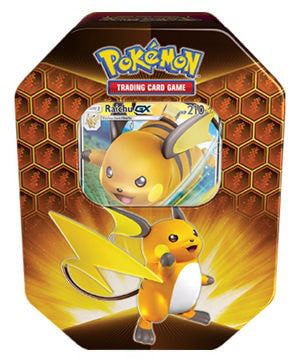 Pokemon Hidden Fates Raichu GX Tin - Collector's Avenue