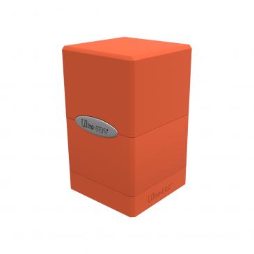 Ultra PRO Deck Box - Satin Tower - Pumpkin Orange - Collector's Avenue