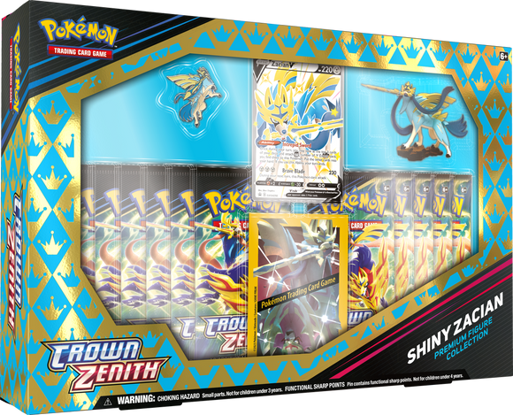 Pokemon TCG Crown Zenith Shiny Zacian Premium Figure Collection - Collector's Avenue