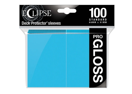Ultra Pro Sleeves - 100 count - Standard Sized - Gloss Sky Blue - Collector's Avenue