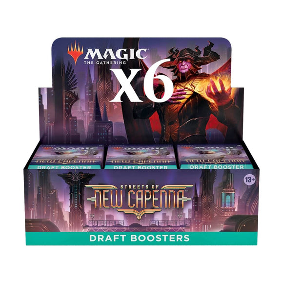 Mtg Magic The Gathering - Streets of New Capenna Draft Booster Case (6 Boxes) - Collector's Avenue