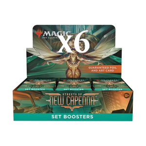 Mtg Magic The Gathering - Streets of New Capenna Set Booster Case (6 Boxes) - Collector's Avenue