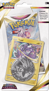 Pokemon Sword and Shield Astral Radiance Checklane Blister - Toxel - Collector's Avenue