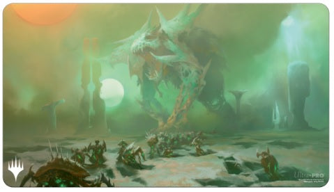 MTG Magic The Gathering Ultra PRO Phyrexia All Will Be One Playmat Green - Collector's Avenue