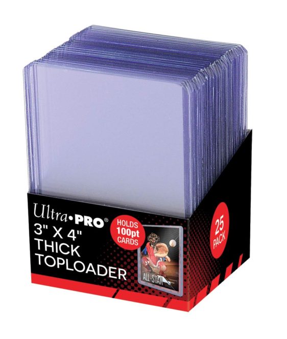 Ultra Pro - 3x4 Thick 100pt. Toploaders (25 Count Pack) - Collector's Avenue