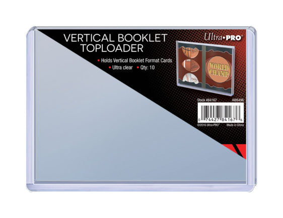 Ultra Pro - Vertical Booklet Toploader Pack (10 Count) - Collector's Avenue