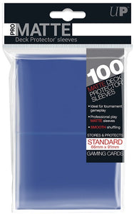 Ultra PRO 100ct Pro-Matte Blue Standard Deck Protectors - Collector's Avenue