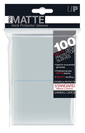 Ultra PRO 100ct Pro-Matte Clear Standard Deck Protectors - Collector's Avenue