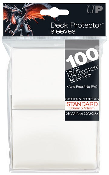 Ultra PRO 100ct White Standard Deck Protectors - Collector's Avenue