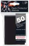 Ultra PRO 50ct Black Standard Deck Protectors - Collector's Avenue