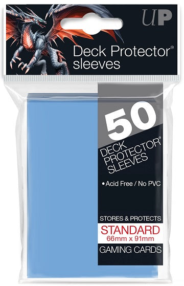 Ultra PRO 50ct Light Blue Standard Deck Protectors - Collector's Avenue