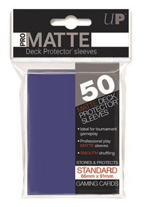 Ultra PRO 50ct Pro-Matte Blue Standard Deck Protectors - Collector's Avenue