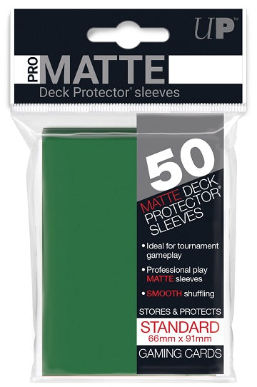 Ultra PRO 50ct Pro-Matte Green Standard Deck Protectors - Collector's Avenue