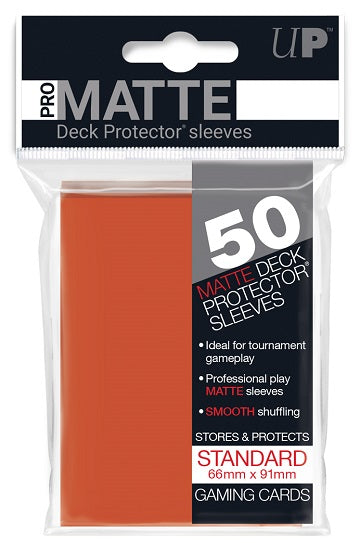 Ultra PRO 50ct Pro-Matte Peach Standard Deck Protectors - Collector's Avenue