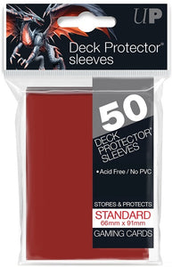 Ultra PRO 50ct Red Standard Deck Protectors - Collector's Avenue