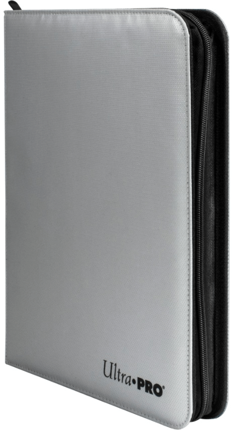 Ultra PRO 9-Pocket Zippered Silver PRO-Binder - Collector's Avenue
