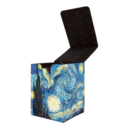 Ultra PRO Alcove Flip Deck Box Fine Art  - Starry Night - Collector's Avenue