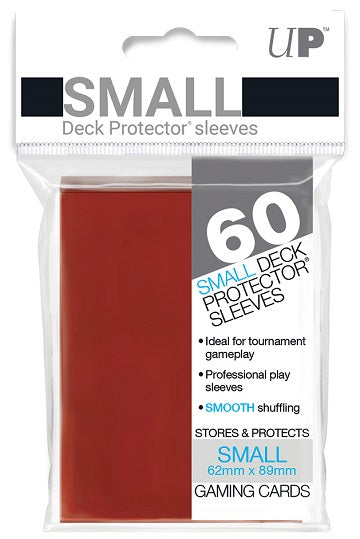Ultra PRO Small Deck Protectors 60ct Red - Collector's Avenue