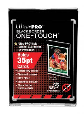Ultra Pro - 35pt Black Border One Touch Magnetic Closure - Collector's Avenue