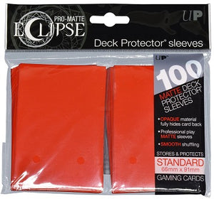 Ultra Pro Sleeves - 100 count - Standard Sized - Pro-Matte Eclipse Red - Collector's Avenue