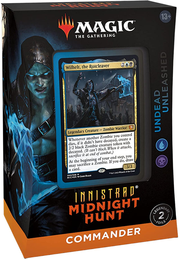 Mtg Magic The Gathering - Innistrad Midnight Hunt Commander Deck – Undead Unleashed - Collector's Avenue