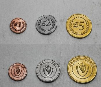 Viticulture Tuscany Metal Lira Coins - Collector's Avenue