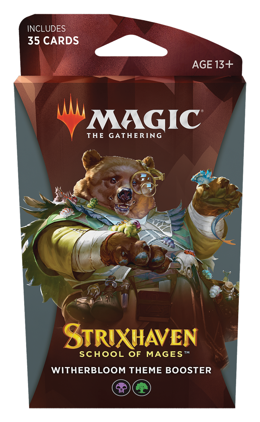 MTG Magic The Gathering Strixhaven Theme Booster Pack - Witherbloom - Collector's Avenue