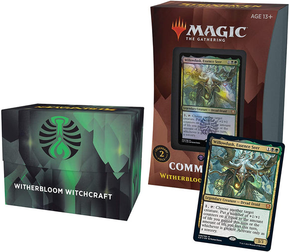Mtg Magic The Gathering Strixhaven Commander 2021 - Witherbloom Witchcraft (Black-Green) - Collector's Avenue