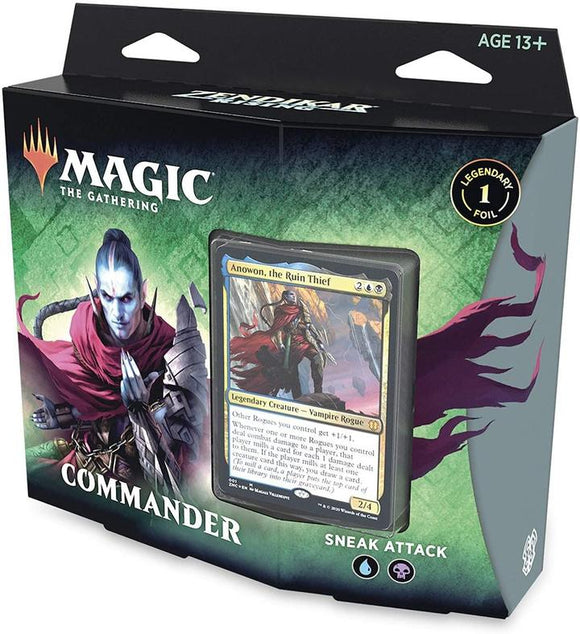 Mtg Magic The Gathering Zendikar Rising Commander Deck - Sneak Attack - Collector's Avenue