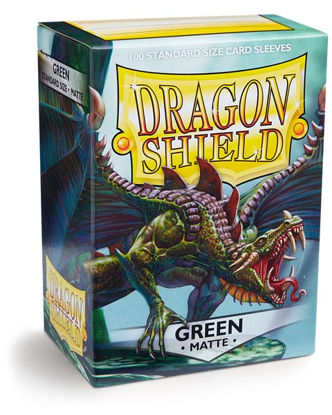 Dragon Shield Matte - standard size - 100 ct. Green - Collector's Avenue