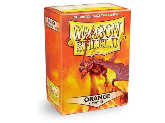 Dragon Shield Matte - standard size - 100 ct. Orange - Collector's Avenue
