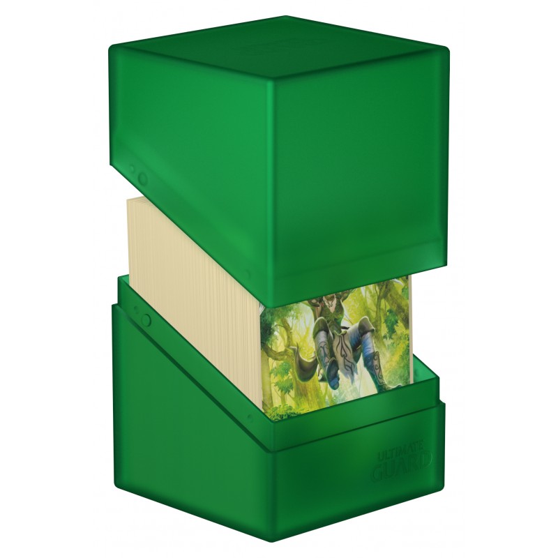 Ultimate Guard - Boulder 100+ Deck Box Case - Emerald - Collector's Avenue