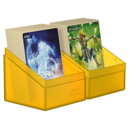 Ultimate Guard - Boulder 100+ Deck Box Case - Amber - Collector's Avenue