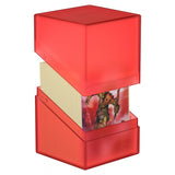 Ultimate Guard - Boulder 100+ Deck Box Case - Ruby - Collector's Avenue