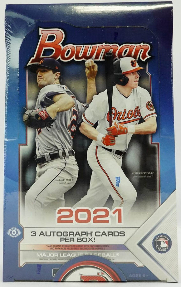 2021 Topps Bowman Baseball Jumbo Box - Collector's Avenue