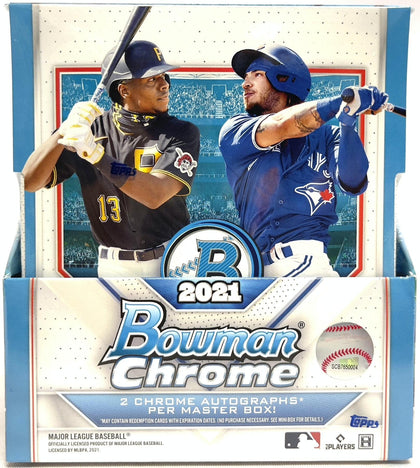 2021 Bowman Chrome Baseball Hobby Box - Collector's Avenue