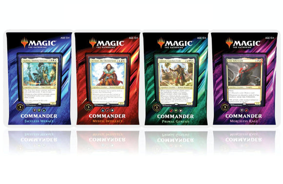 Mtg Magic The Gathering Commander 2019: Set of 4 - Collector's Avenue