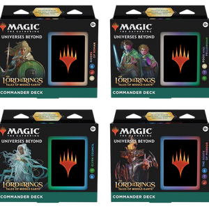 MTG Magic The Gathering Lord Of The Rings Tales Of Middle-Earth Commander Deck (Set Of 4)
