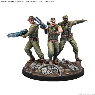 Marvel Crisis Protocol Nick Fury Sr & the Howling Commandos Character Pack - Collector's Avenue