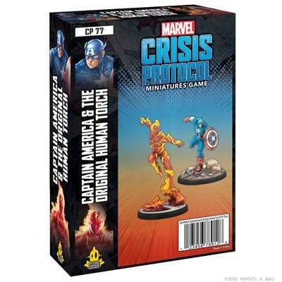 Marvel Crisis Protocol Captain America & the Original Human Torch Character Pack - Collector's Avenue