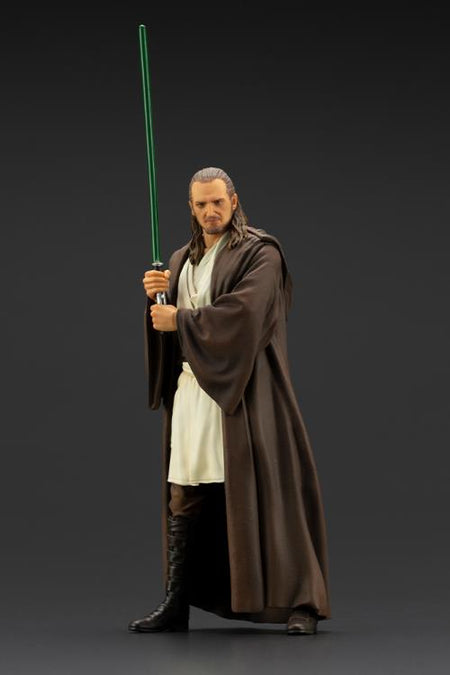 Star Wars (The Phantom Menace) ArtFX+ Figure Statue - Qui-Gon Jinn - Collector's Avenue