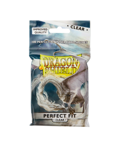 Dragon Shield Perfect Fit Topload Standard Size Clear 100ct - Collector's Avenue