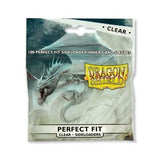Dragon Shield Perfect Fit Sideloaders Stanard Size Clear 100ct - Collector's Avenue