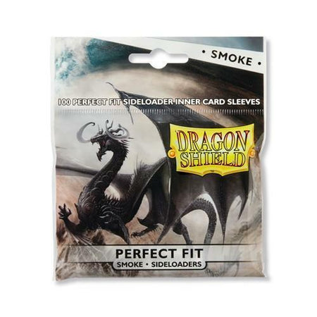 Dragon Shield Perfect Fit Sideloaders Standard Size Smoke 100ct - Collector's Avenue